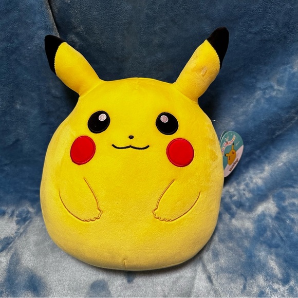 SQUISHMALLOWS x POKEMON pikachu 12in NWT - Picture 1 of 4